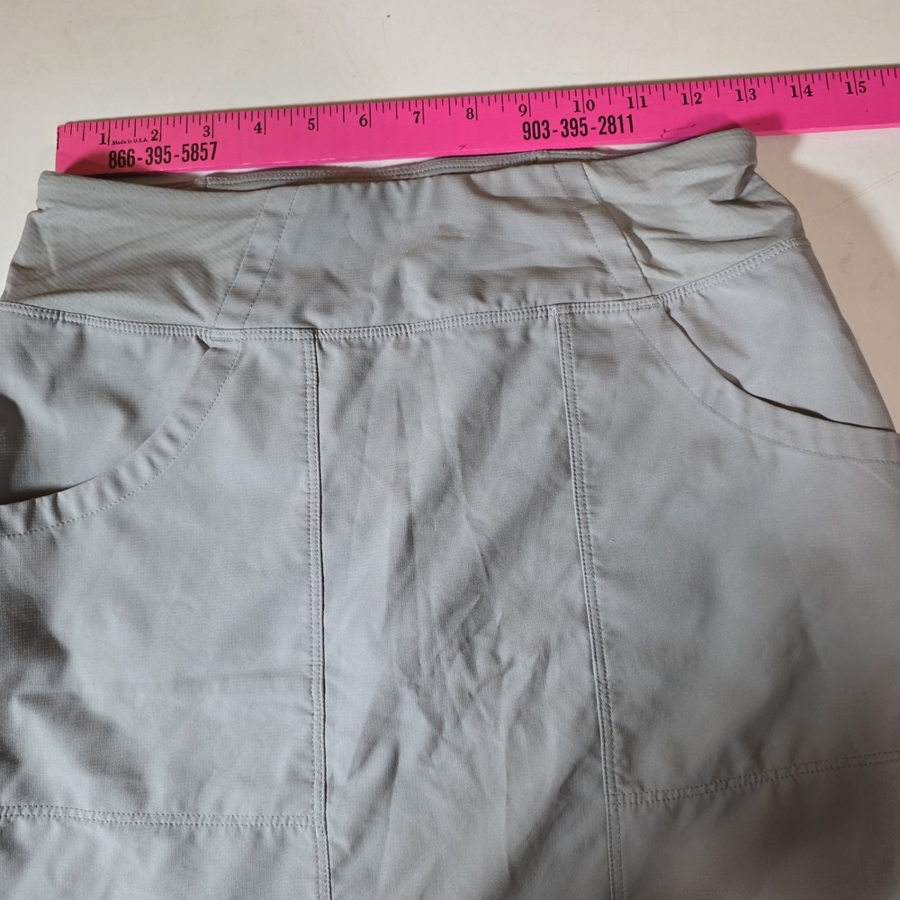 Patagonia Women's‎ Tech Skort Skirt Pull On Outdoor Hiking Fishing Gray Size XS - Picture 9 of 10